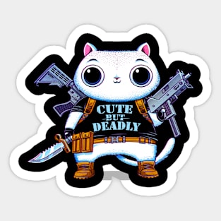 Cute and Deadly Sticker